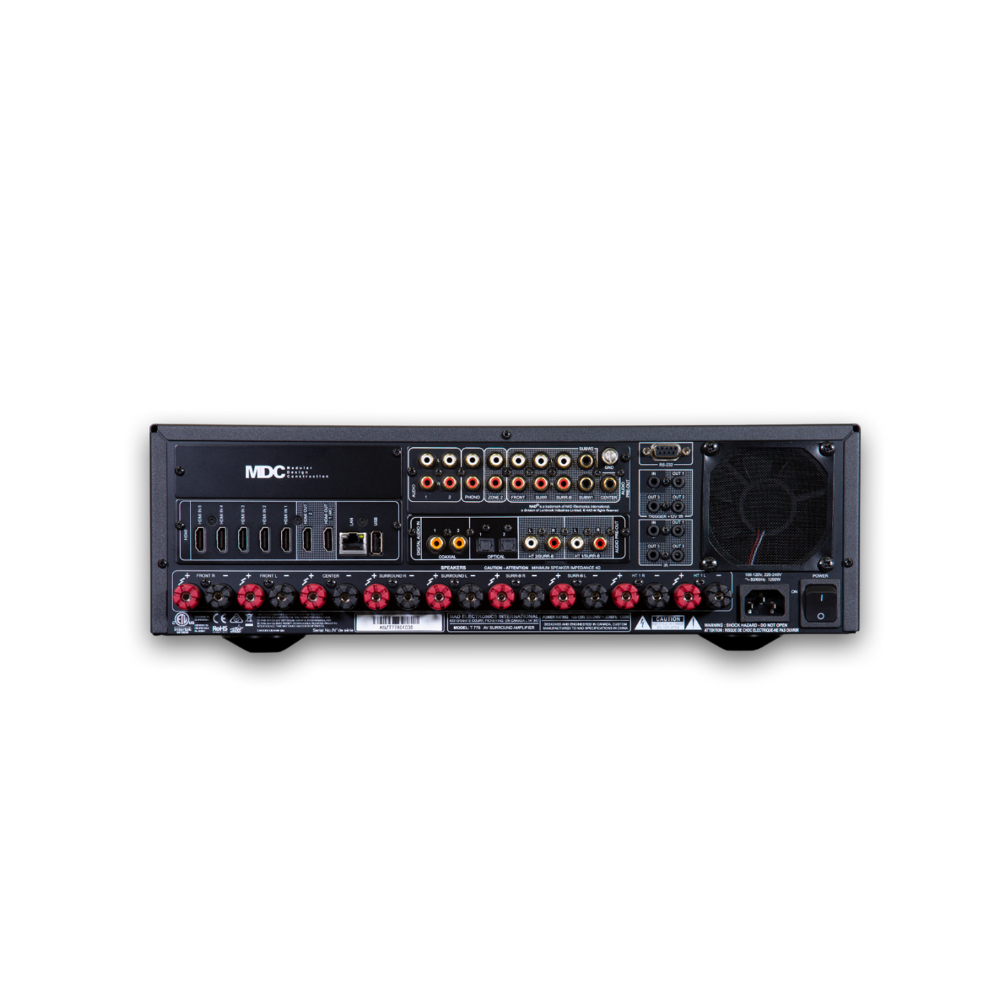 NAD T 778 AV Surround Sound Receiver