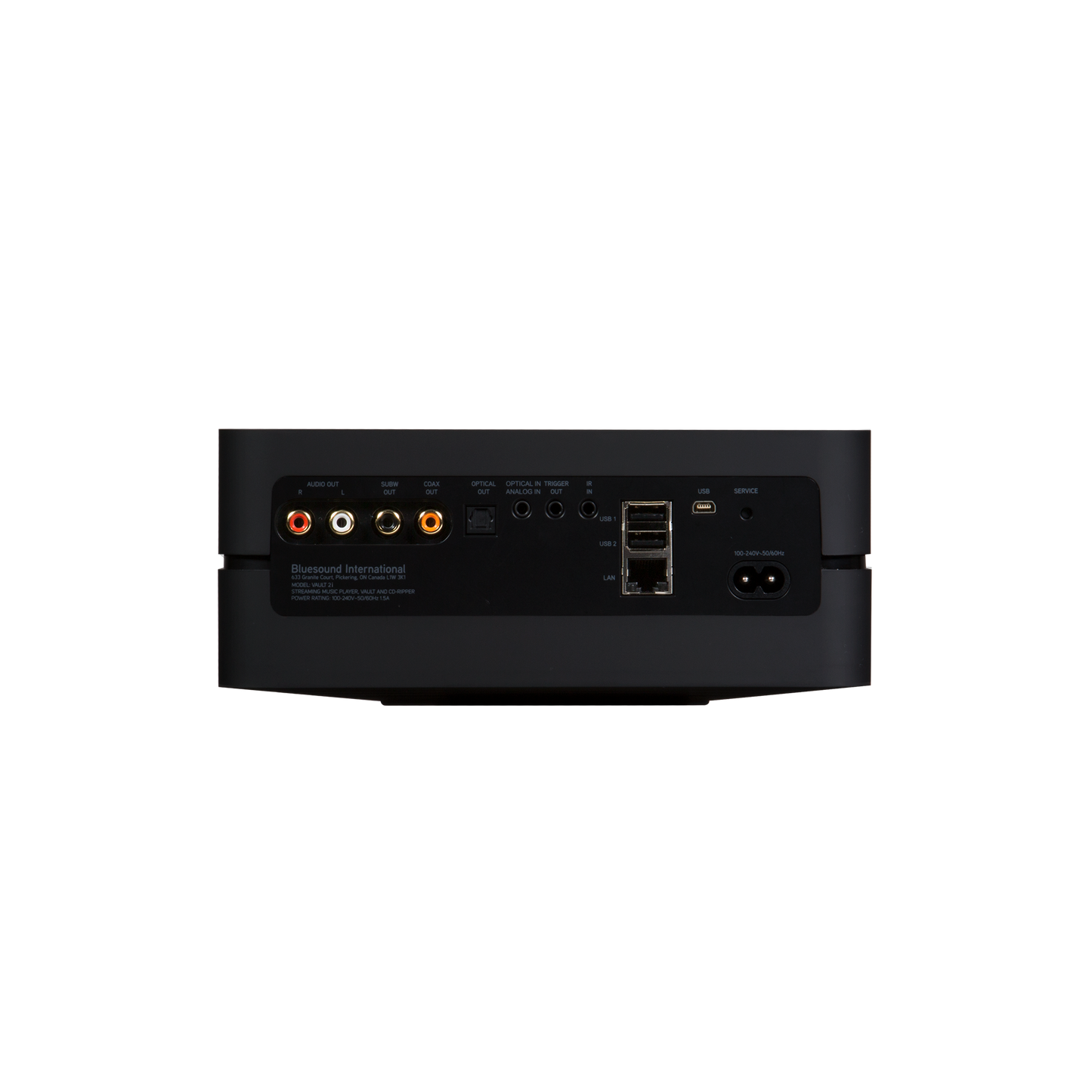 VAULT 2i High-Res 2TB Network Hard Drive CD Ripper and Streamer
