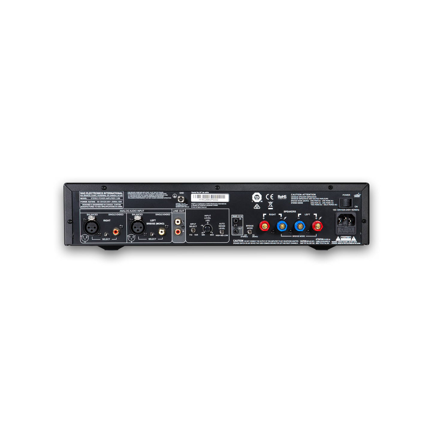 NAD C 268 Stereo Power Amplifier