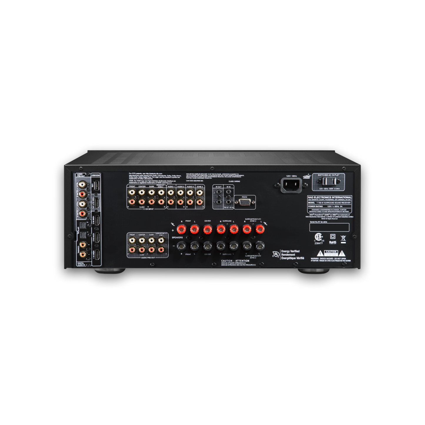 NAD T 758 V3i AV Surround Sound Receiver