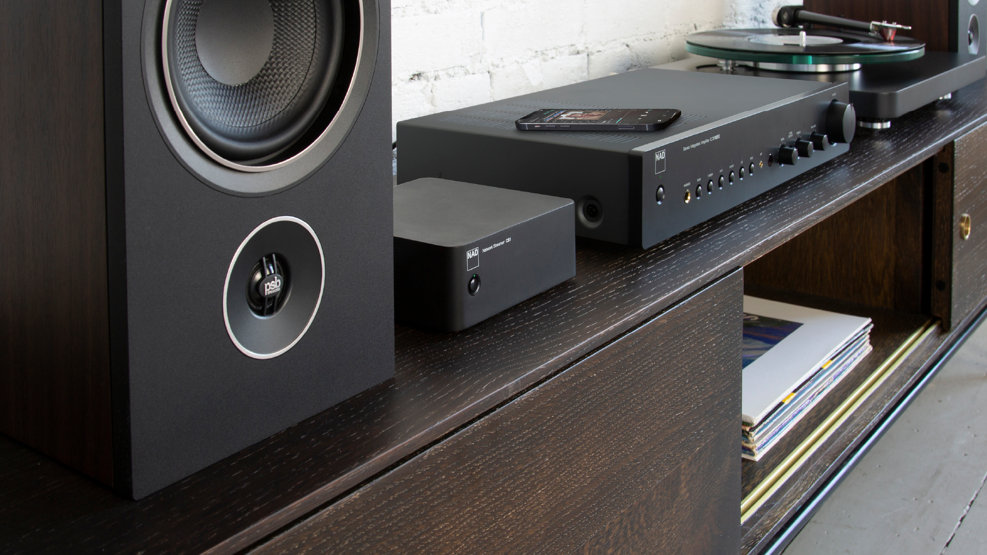 NAD CS1 Endpoint Network Streamer - Bluetooth, AirPlay 2, Google Cast, Wi-Fi E DAC Fino A 24/192kHz - 2